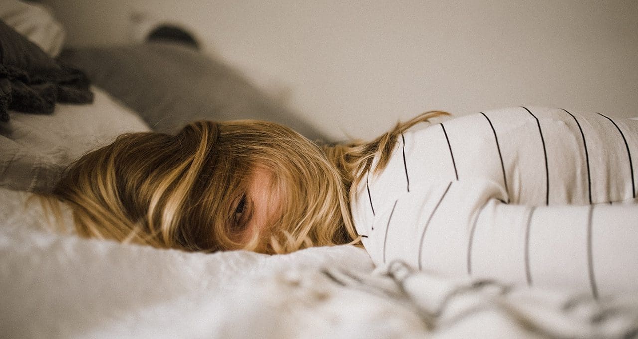woman suffering from insomnia